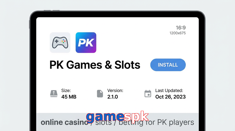 Game list for Gamespk gameapk section